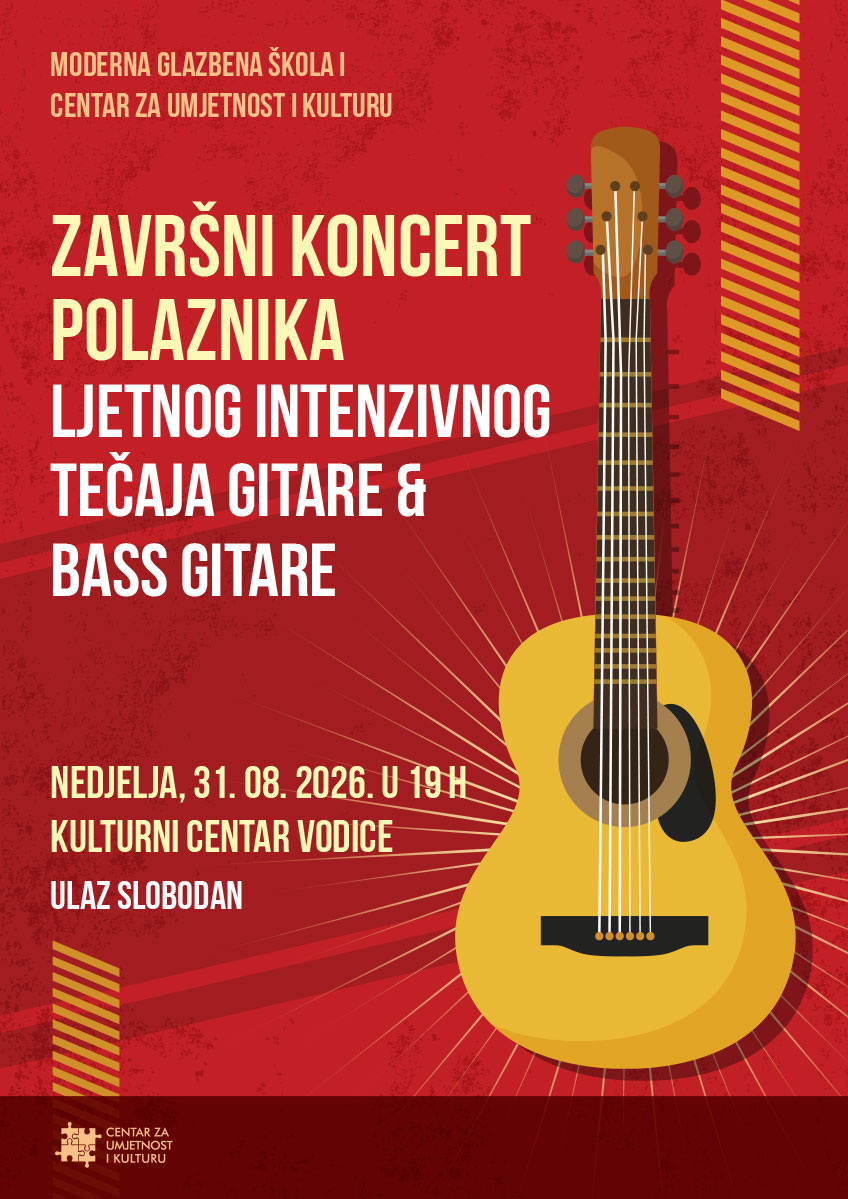 Završni koncert polaznika Ljetnog intenzivnog tečaja