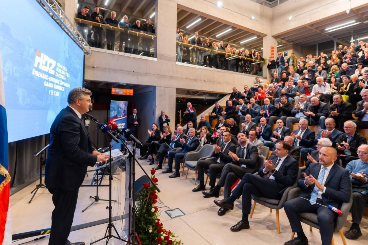 HDZ-ova poruka iz Šibenika: 'Vraćamo stabilnost i razvoj u županiju'