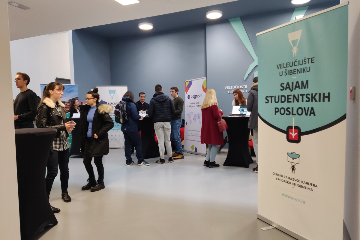 Najava: Drugi VUŠ sajam studentskih poslova na Veleučilištu u Šibeniku