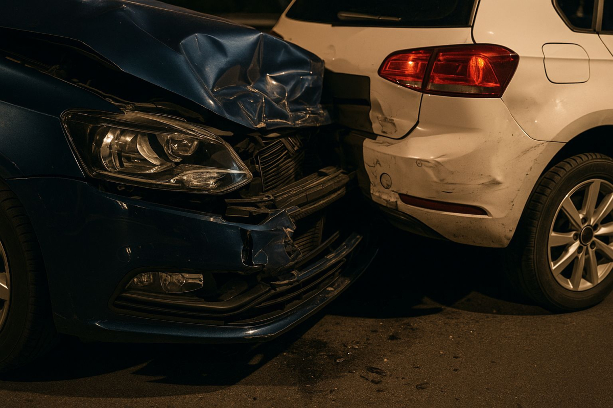 Tri automobila sudarila se na Šibenskom mostu, jedan vozač pobjegao pa pronađen s 2,24 promila alkohola