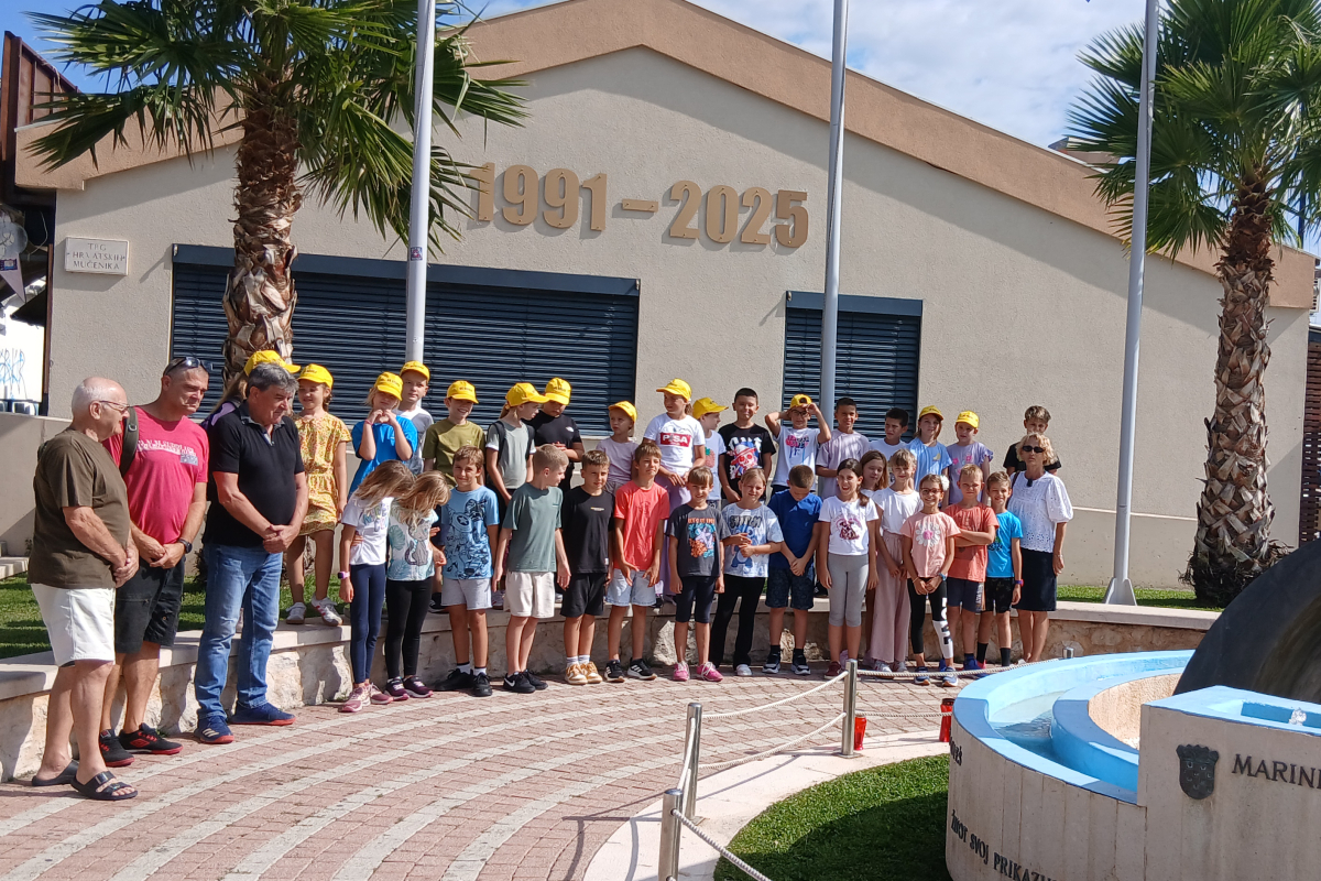 Učenici OŠ Vodice započeli obilježavanje 34. obljetnice spomendana Rujanskog rata