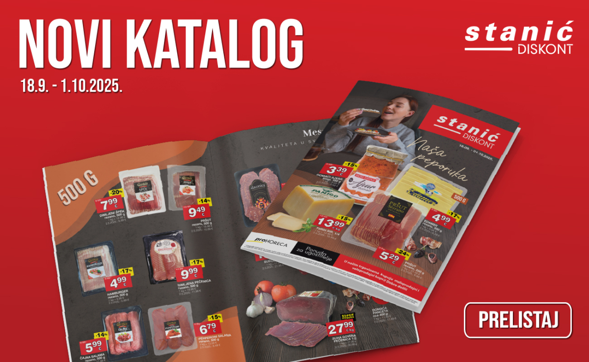  Stigao je novi katalog Diskonta Stanić: Super ponude koje ne želite propustiti!