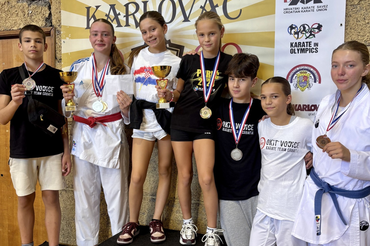 Novi uspjeh karate kluba Okit Vodice na Karlovac Openu