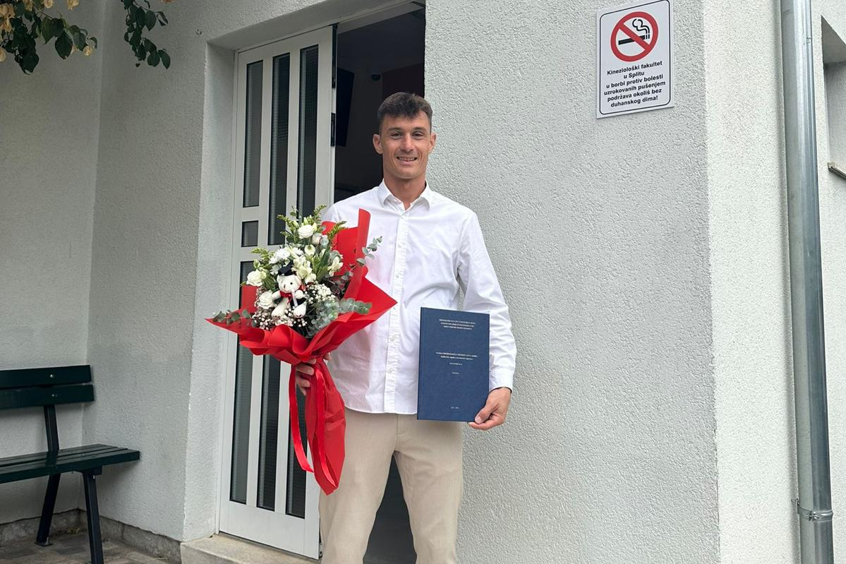 Ivan Roca uspješno završio studij i postao magistar kineziologije