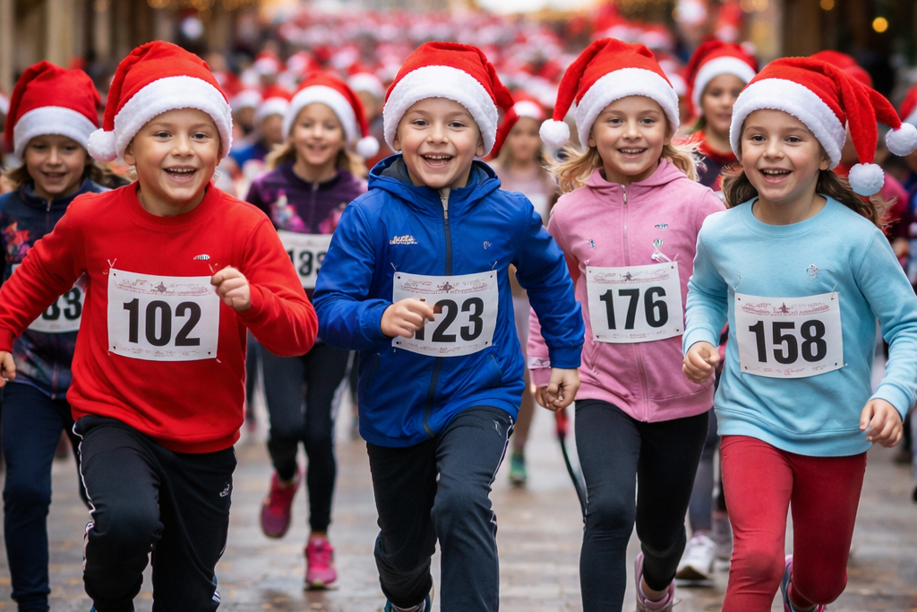 Advent run okupio najmlađe trkače u Vodicama