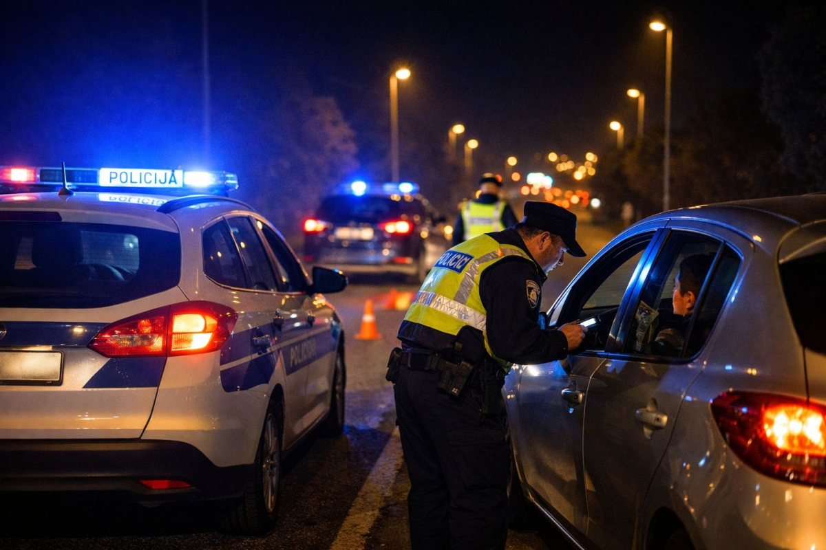 Kontrola prometa u županiji: deseci vozača bez pojasa, jedan i pod utjecajem alkohola