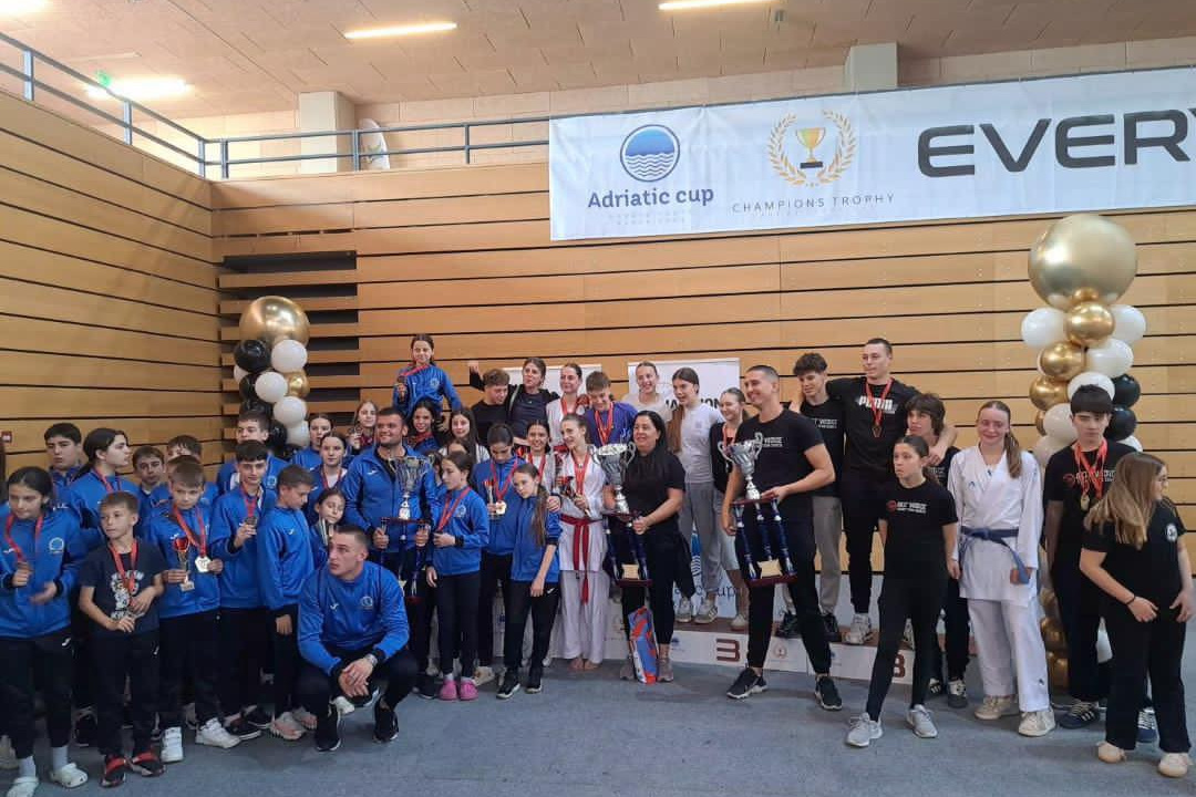 Karate klub Okit Vodice među tri najbolja na Champions Trophyju u Rijeci