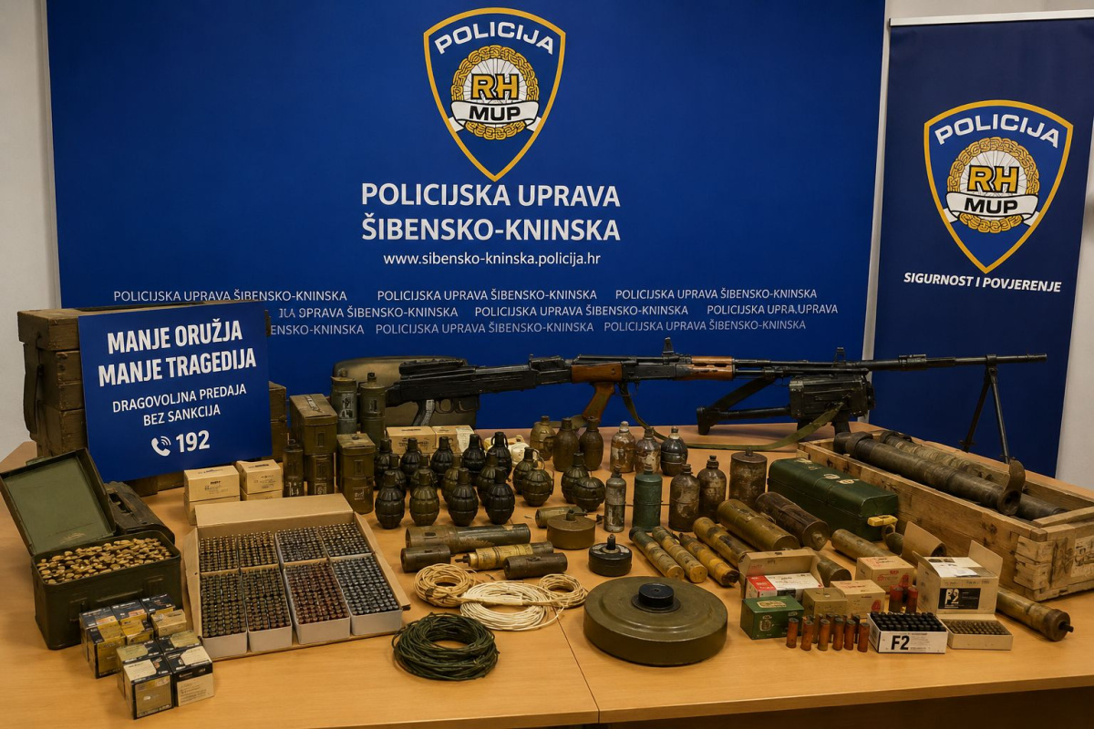 U mjesec dana građani policiji dragovoljno predali bombe, oružje i više od 16 tisuća komada streljiva