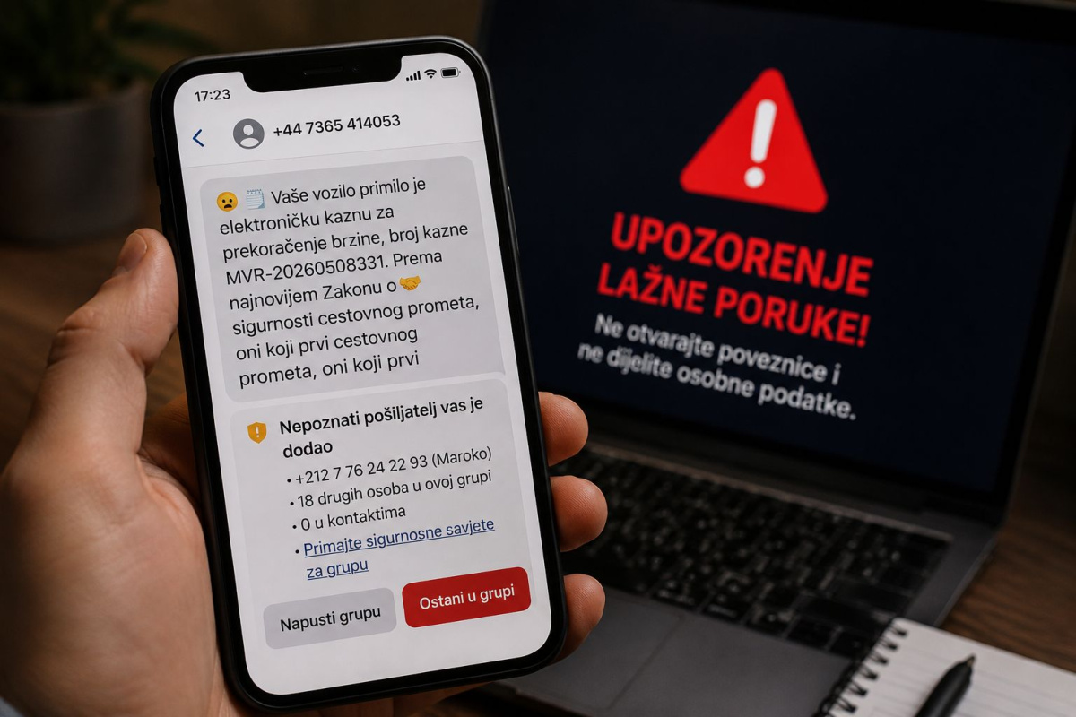 Ako ste dobili ovu poruku o prometnoj kazni – odmah je izbrišite