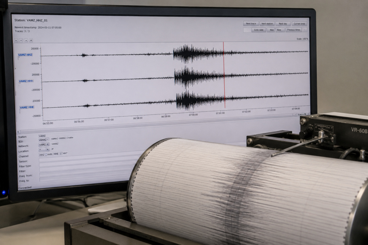 Novo podrhtavanje tla u Dalmaciji: zabilježen još jedan potres magnitude 3,8