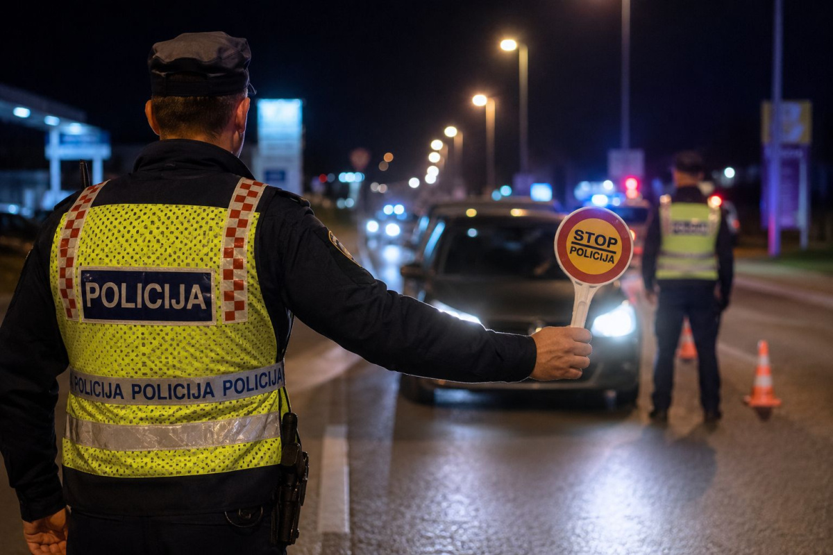S 1,90 promila vozio kroz Vodice, nakon uhićenja završio u zatvoru
