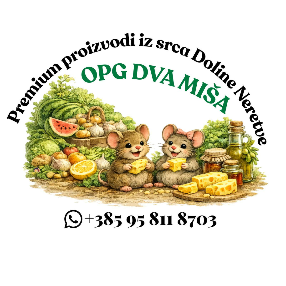 Domaći proizvodi OPG-a Dva Miša od sada dostupni i u Vodicama putem online narudžbi