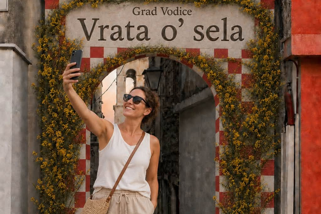 „Vrata o’ sela” – Strikomanova ideja za novi ulaz u stare Vodice i mjesto koje će svi poželjeti fotografirati