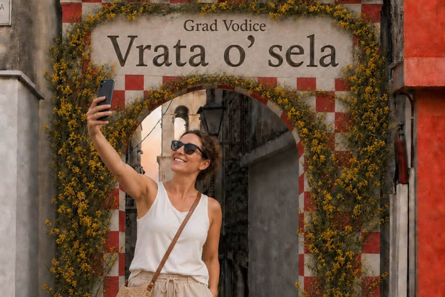 „Vrata o’ sela” – Strikomanova ideja za novi ulaz u stare Vodice i mjesto koje će svi poželjeti fotografirati