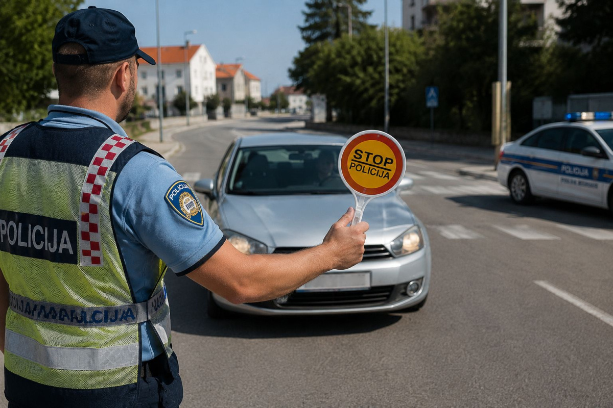 U Vodicama vozio unatoč zabrani, policija mu privremeno oduzela automobil
