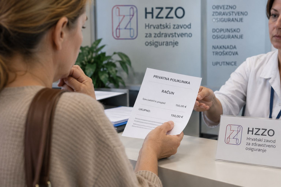 Niste mogli do pregleda pa ste ga platili privatno: Možete li račun poslati HZZO-u?